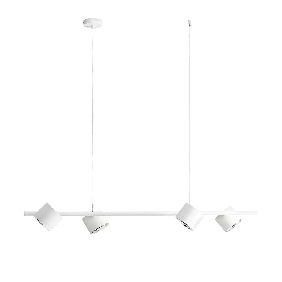 Aldex Lampa Wisząca Bot 4 White - Metal - Biały 1046L