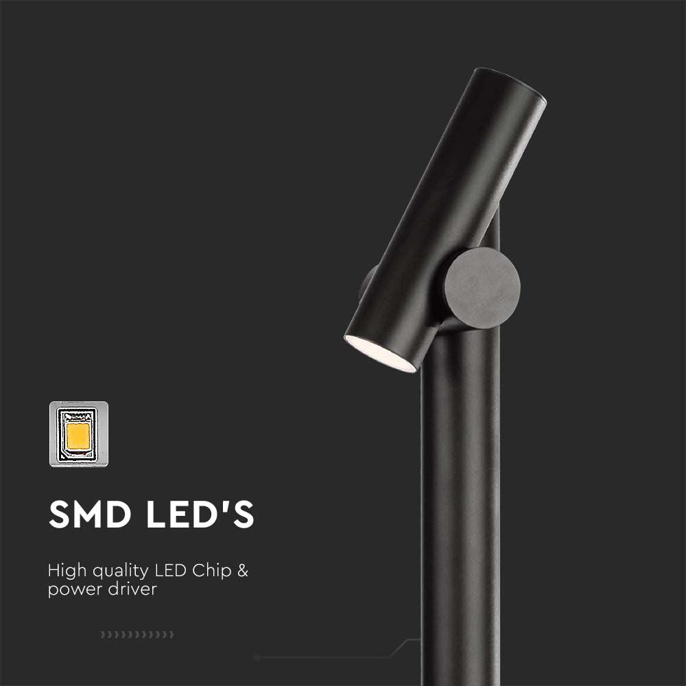 Słupek ogrodowy LED (129X159X1000mm) / Obudowa: Czarna