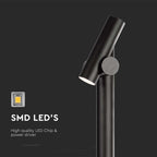 Słupek ogrodowy LED (129X159X1000mm) / Barwa: 4000K / Obudowa: Czarna