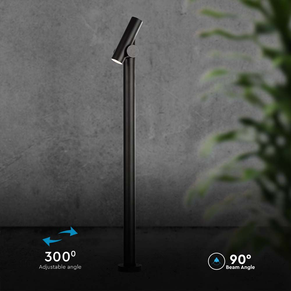 Słupek ogrodowy LED (129X159X1000mm) / Barwa: 4000K / Obudowa: Czarna