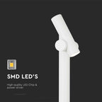 Słupek ogrodowy LED (129X159X1000mm) / Barwa: 4000K / Obudowa: Biała