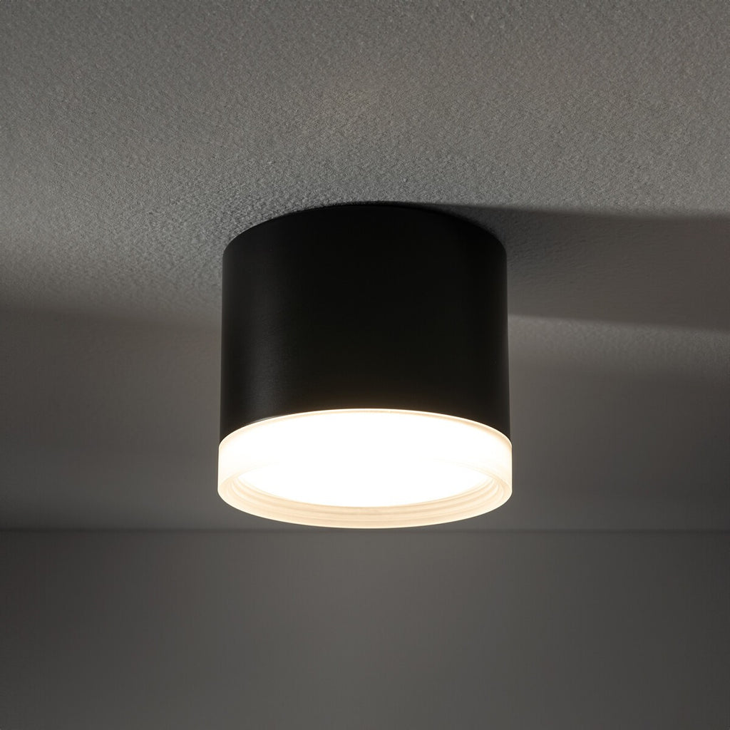Nowodvorski Lampa downlights natynkowa SILBA 12W only LED 50/60Hz - Aluminium lakierowane - Czarny 10477