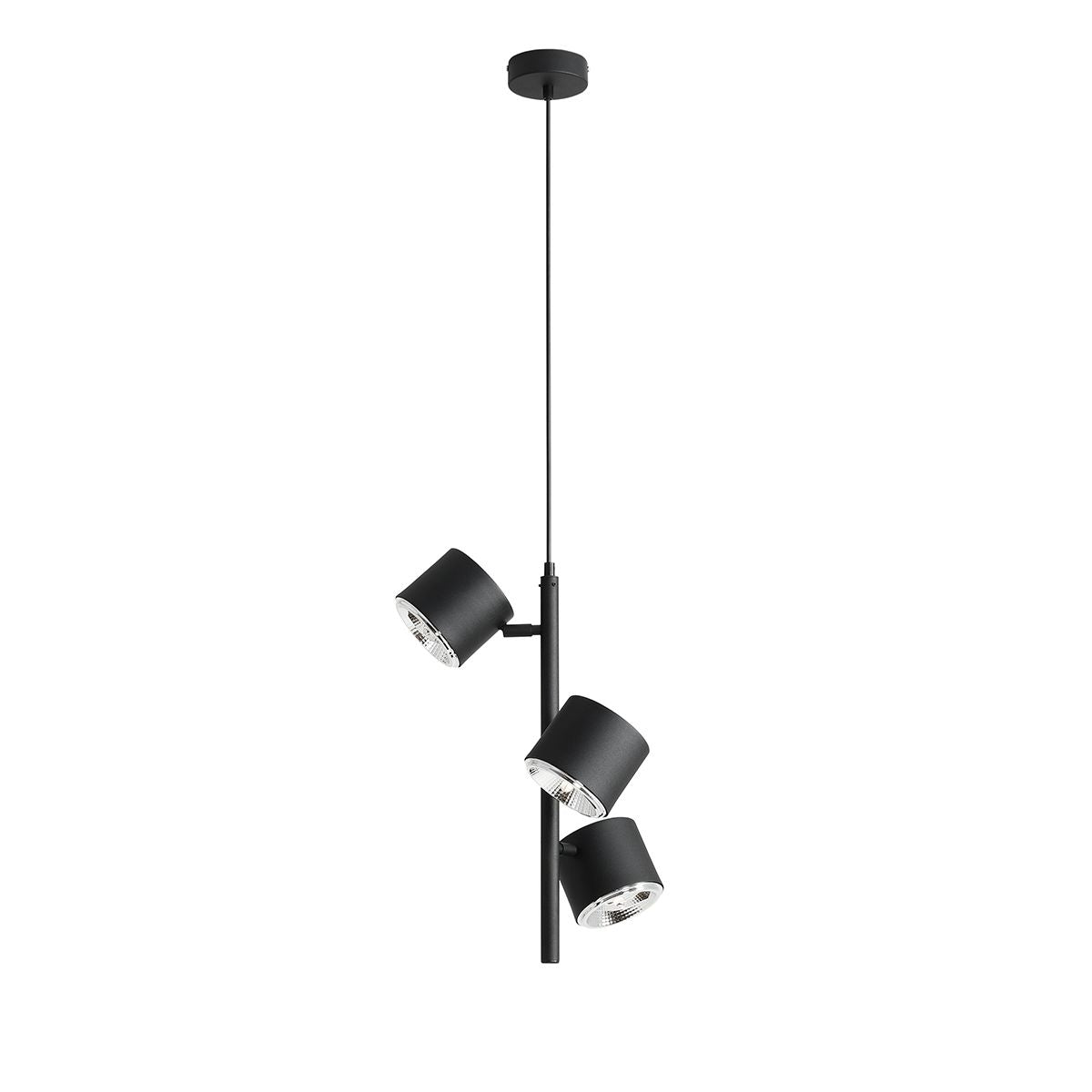 Aldex Lampa Wisząca Bot 3 Black - Metal - Czarny 1047E
