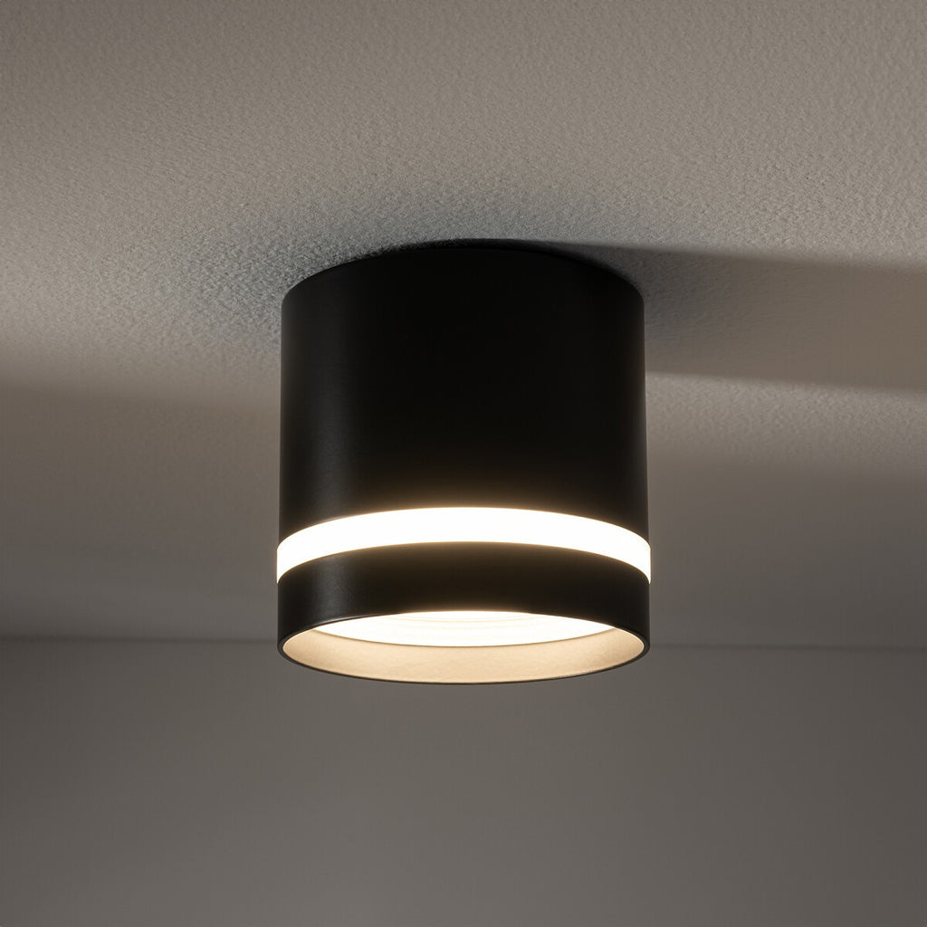 Nowodvorski Lampa downlights natynkowa CRES 12W only LED 50/60Hz - Aluminium lakierowane - Czarny 10480