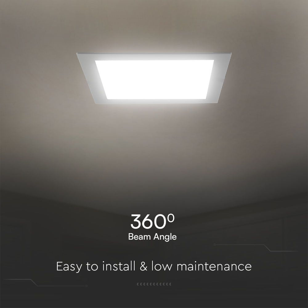 6W Panel LED Podtynkowy / Chip SAMSUNG / 5 Lat gwarancji / Barwa:4000K / Kształt: Kwadratowy / Biały