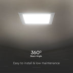 6W Panel LED Podtynkowy / Chip SAMSUNG / 5 Lat gwarancji / Barwa:4000K / Kształt: Kwadratowy / Biały