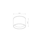Nowodvorski Lampa downlights natynkowa BOL 12W only LED 50/60Hz - Aluminium lakierowane - Czarny 10484