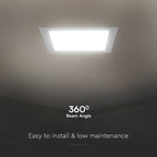 18W Panel LED Podtynkowy / Chip SAMSUNG / 5 Lat gwarancji / Barwa:4000K / Kształt: Kwadratowy / Biały