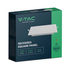 24W Panel LED Podtynkowy / Barwa:4000K / Kształt: Kwadratowy / Biały
