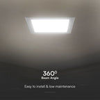 24W Panel LED Podtynkowy / Chip SAMSUNG / 5 Lat gwarancji / Barwa:6500K / Kształt: Kwadratowy / Biały