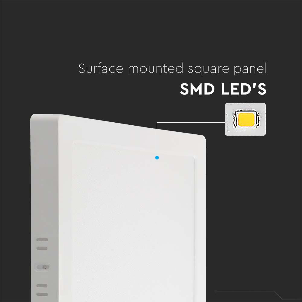 6W Panel LED / Barwa: 4000K / Kształt: Kwadratowy