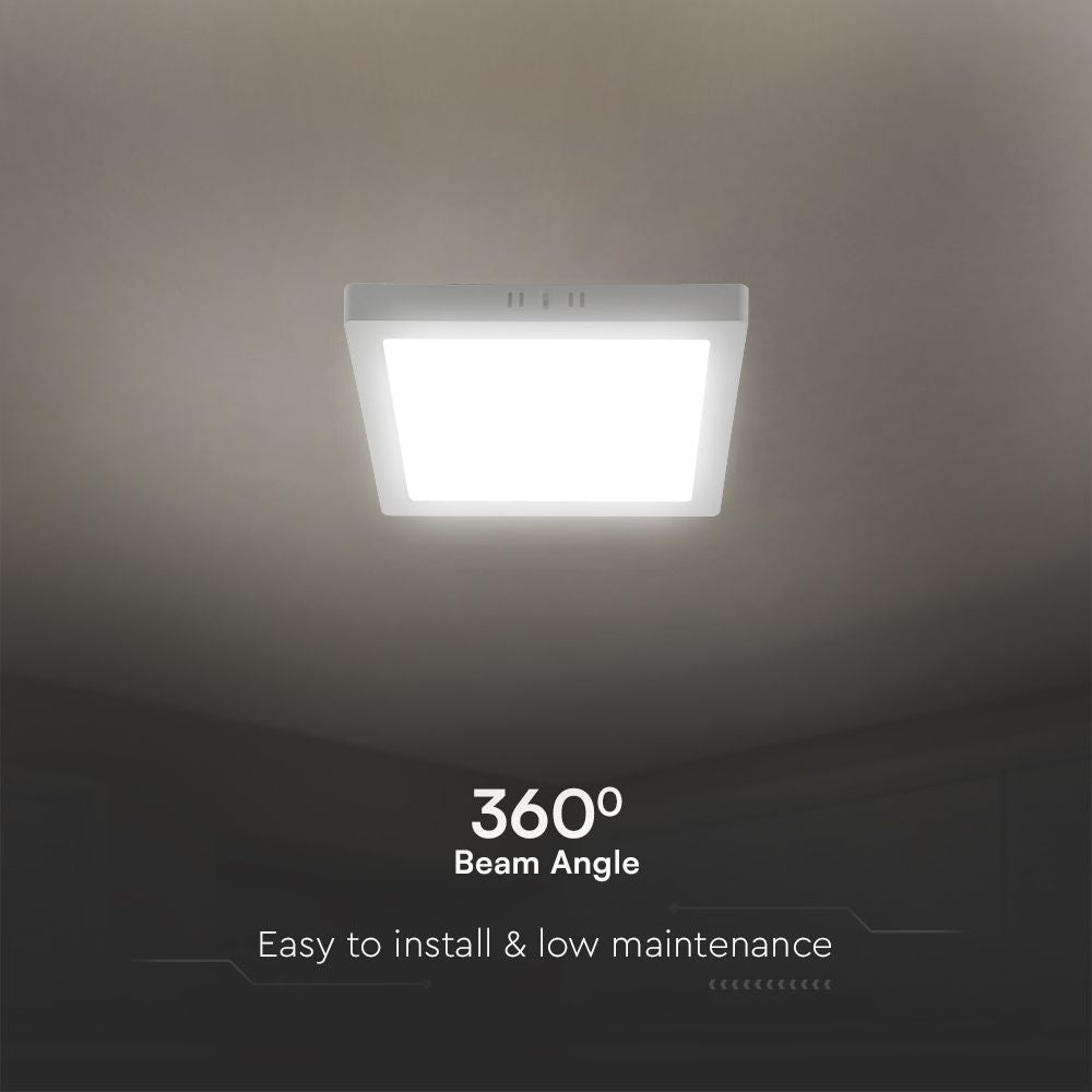 6W Panel LED Natynkowy / Chip SAMSUNG / 5 Lat gwarancji / Barwa:4000K / Kształt: Kwadratowy / Biały