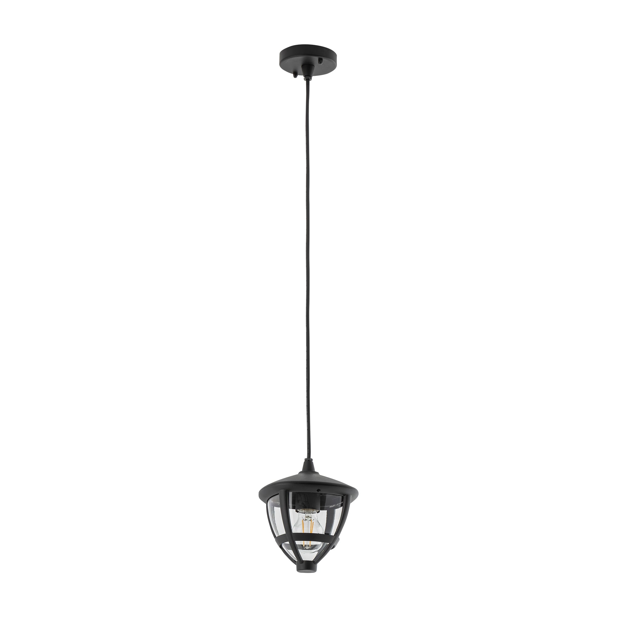 Nowodvorski Lampa wisząca AMELIA BL 10W only LED 50/60Hz IP44 - Aluminium lakierowane - Czarny