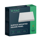18W Panel LED Natynkowy / Barwa:3000K / Kształt: Kwadratowy / Biały