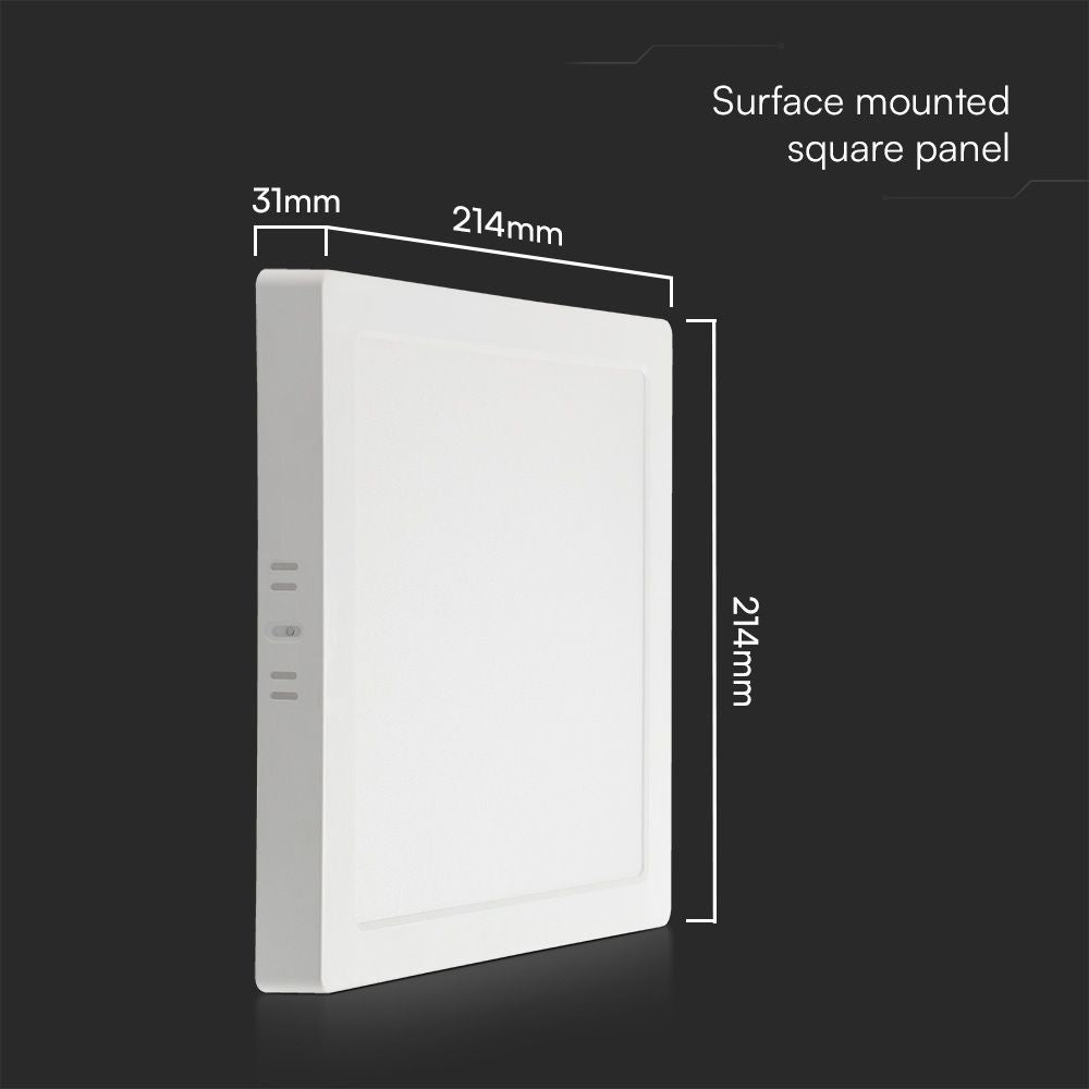 18W Panel LED Natynkowy / Chip SAMSUNG / 5 Lat gwarancji / Barwa:3000K / Kształt: Kwadratowy / Biały