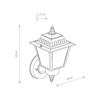 Nowodvorski Lampa ścienna natynkowa ANA 10W only LED 50/60Hz IP44 - Aluminium lakierowane - Czarny 10499