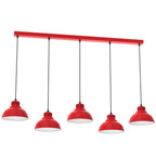 żyrandol Sven red 5xE27