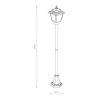 Nowodvorski Lampa stojąca ANA 10W only LED 50/60Hz IP44 - Aluminium lakierowane - Czarny I 10501