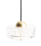 Maxlight Lampa wisząca Lipari III - Aluminium + akryl - Biały + złoty szczotkowany P0543