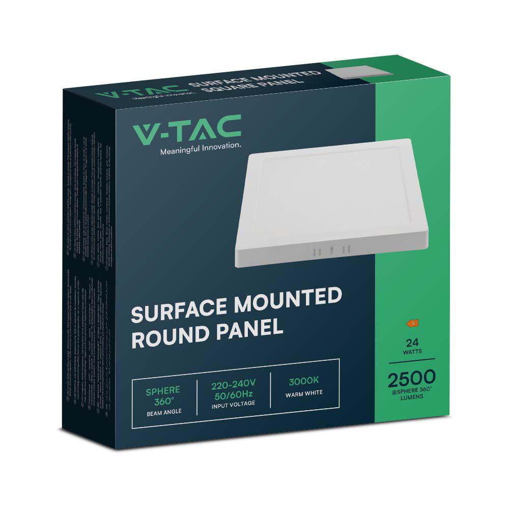 24W Panel LED / Barwa: 4000K / Kształt: Kwadratowy