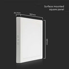 24W Panel LED / Barwa: 4000K / Kształt: Kwadratowy