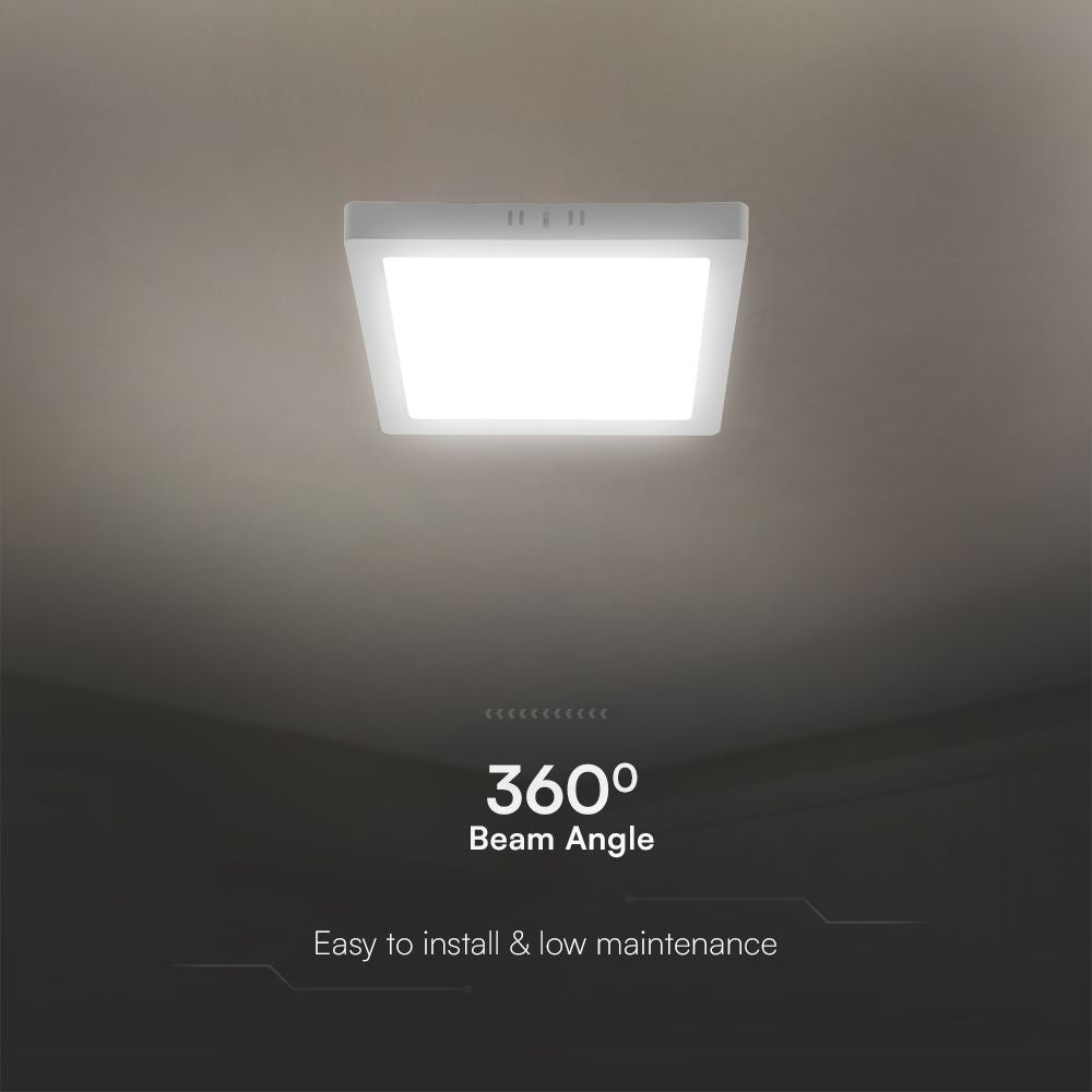 24W Panel LED Natynkowy / Chip SAMSUNG / 5 Lat gwarancji / Barwa:4000K / Kształt: Kwadratowy / Biały