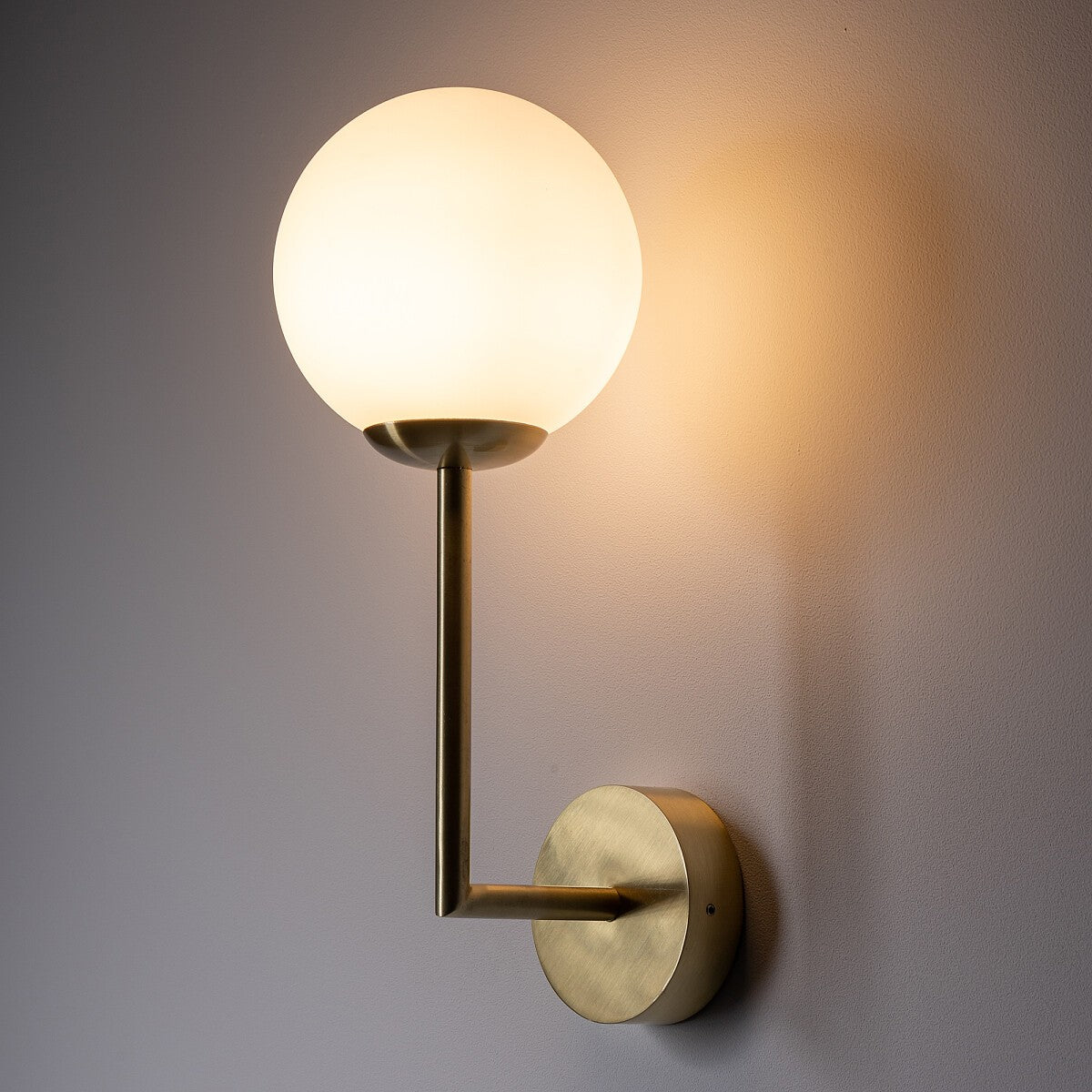 Nowodvorski Kinkiet AGAVE 10W only LED 50/60Hz - Stal mosiądzowana - Miedziany 10526 - lampa włączona