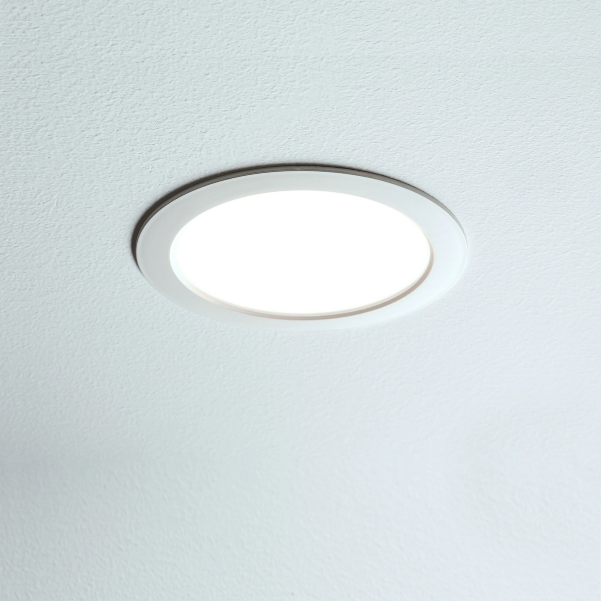 Nowodvorski Lampa downlights podtynkowa MYKONOS LED 10W 10W 50/60Hz - Tworzywo sztuczne - Biały II 10538 - lampa włączona