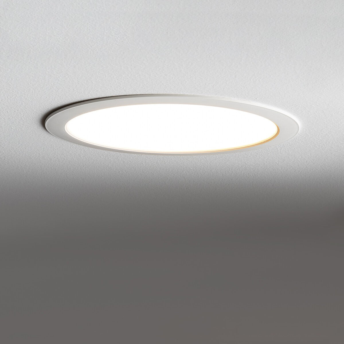 Nowodvorski Lampa downlights podtynkowa MYKONOS LED 18W 18W 50/60Hz - Tworzywo sztuczne - Biały I 10542 - lampa włączona