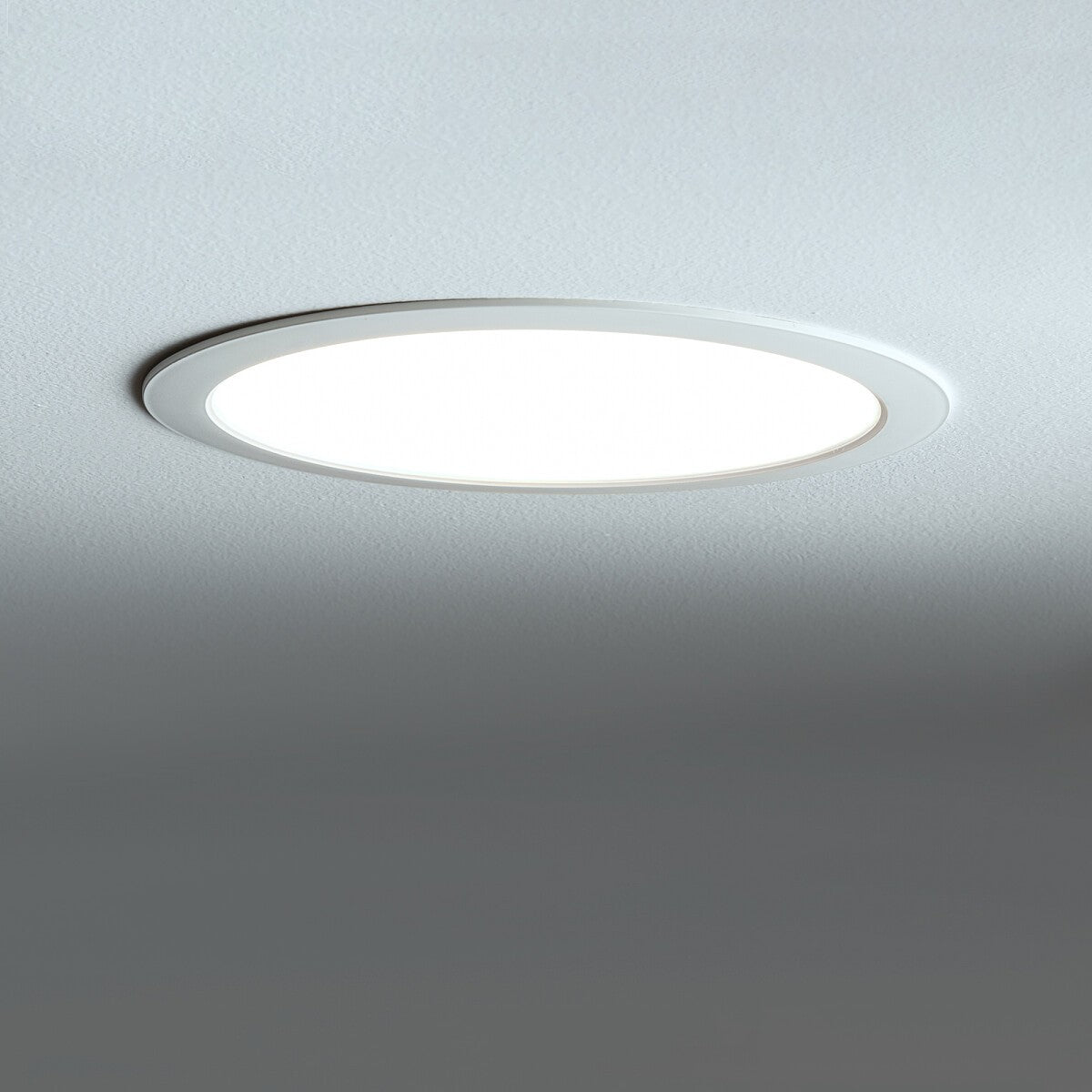 Nowodvorski Lampa downlights podtynkowa MYKONOS LED 18W 18W 50/60Hz - Tworzywo sztuczne - Biały II 10543 - lampa włączona