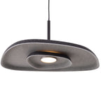 Maxlight Lampa wisząca Deux - Filc + akryl + aluminium - Czarny + szary P0560