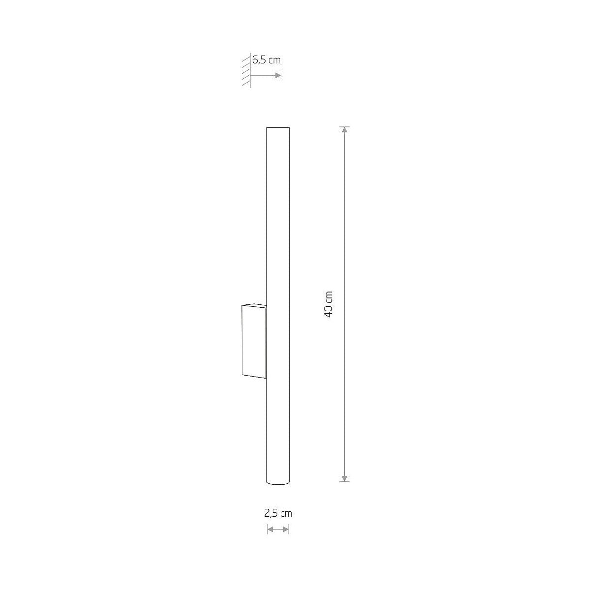 Nowodvorski Kinkiet LASER WALL 10W only LED 50/60Hz - Stal lakierowana - Satynowa miedź 10564