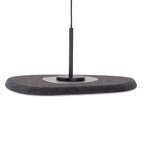 Maxlight Lampa wisząca Deux - Filc + akryl + aluminium - Czarny + szary P0560