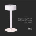 3W Lampa biurkowa LED (D120*260) / Barwa: 3w1 / Kolor: Biały