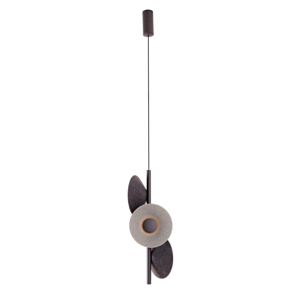 Maxlight Lampa wisząca Puro - Filc - Czarny + szary P0562