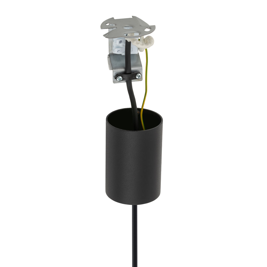 Nowodvorski Lampa wisząca KYMI A 25W only LED 50/60Hz - Sklejka - Czarny