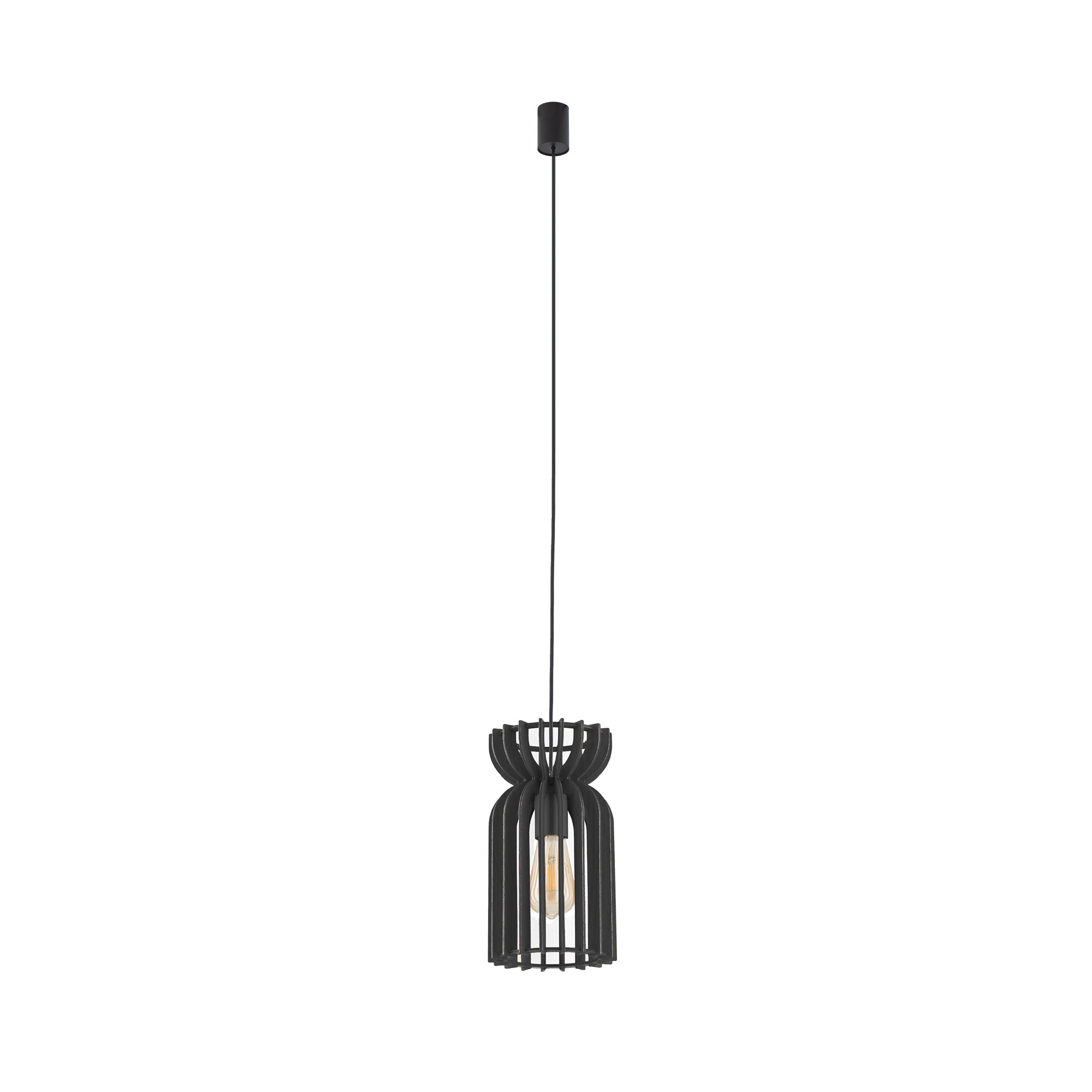 Nowodvorski Lampa wisząca KYMI B 25W only LED 50/60Hz - Sklejka - Czarny