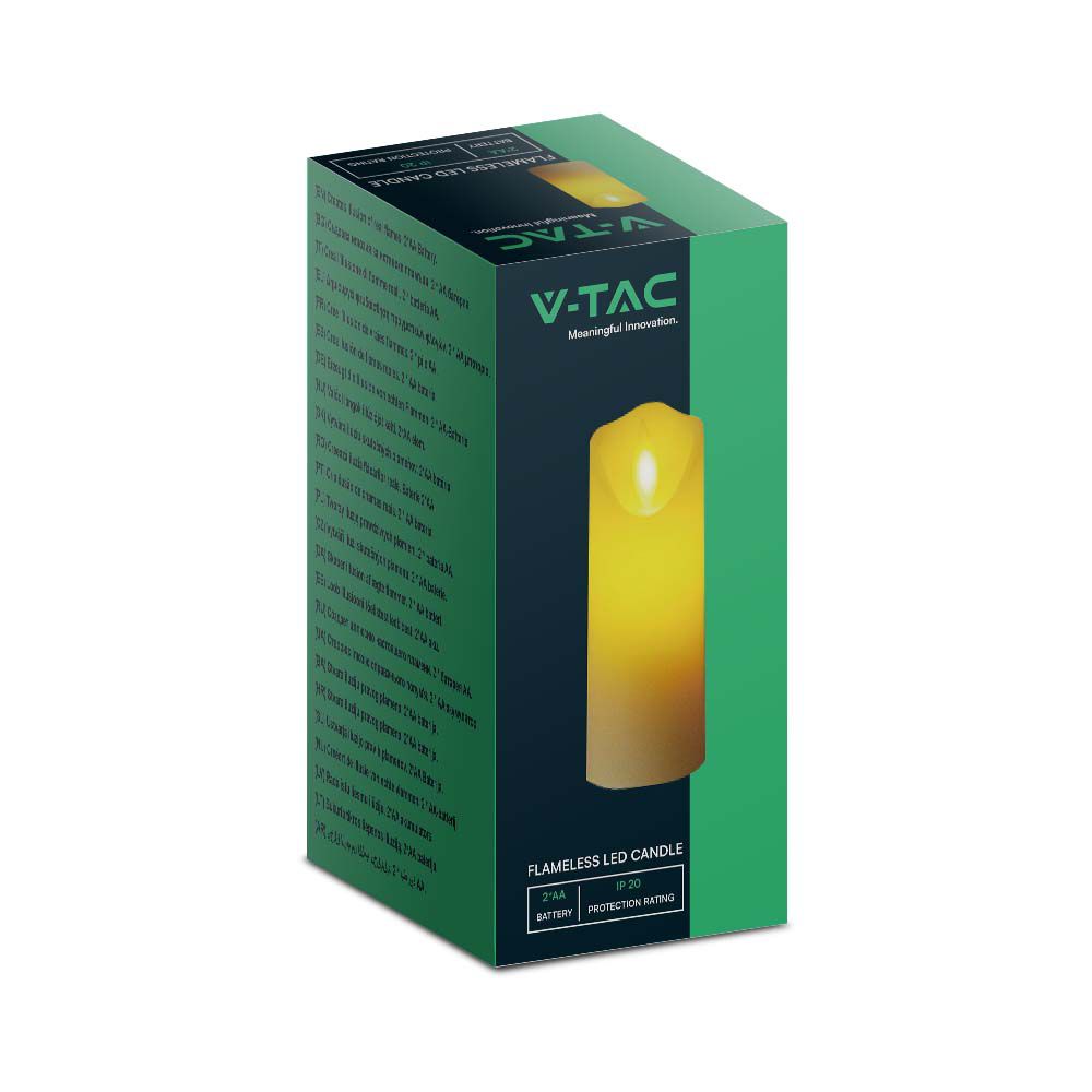 Lampa świeczka LED (53*175mm) / Bateria: AA