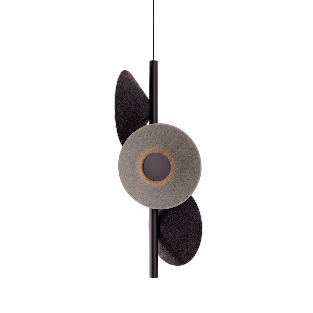 Maxlight Lampa wisząca Puro - Filc - Czarny + szary P0562