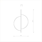Nowodvorski Kinkiet SUNSET NATURAL B 12W only LED 50/60Hz - Sklejka - Naturalne drewno