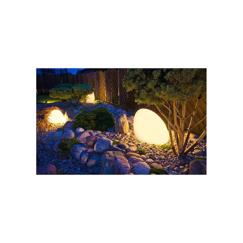 Nowodvorski Lampa stojąca STONE L 25W only LED 50/60Hz IP44 - Tworzywo sztuczne PE - Biały 10581