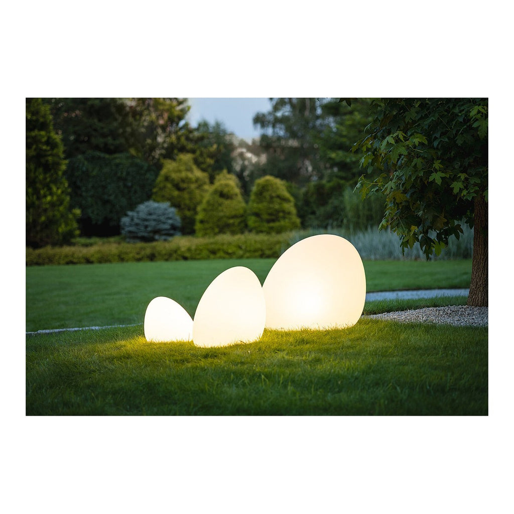 Nowodvorski Lampa stojąca STONE L 25W only LED 50/60Hz IP44 - Tworzywo sztuczne PE - Biały 10581