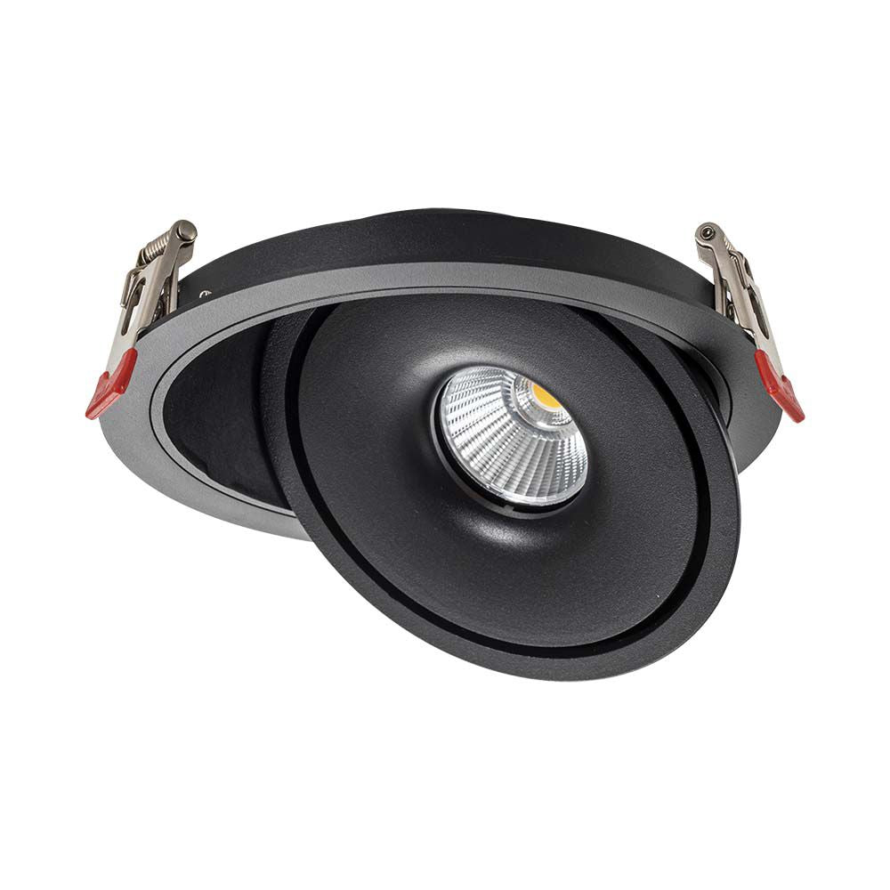 28W Oprawa COB Downlight LED / Barwa: 3w1 / Obudowa: Czarna