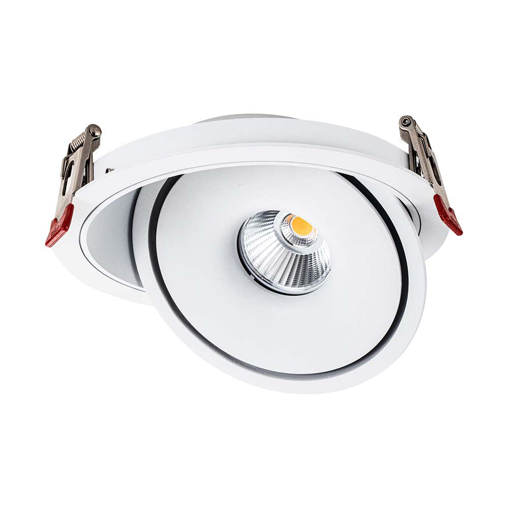 28W Oprawa COB Downlight LED / Barwa: 3w1 / Obudowa: Biała