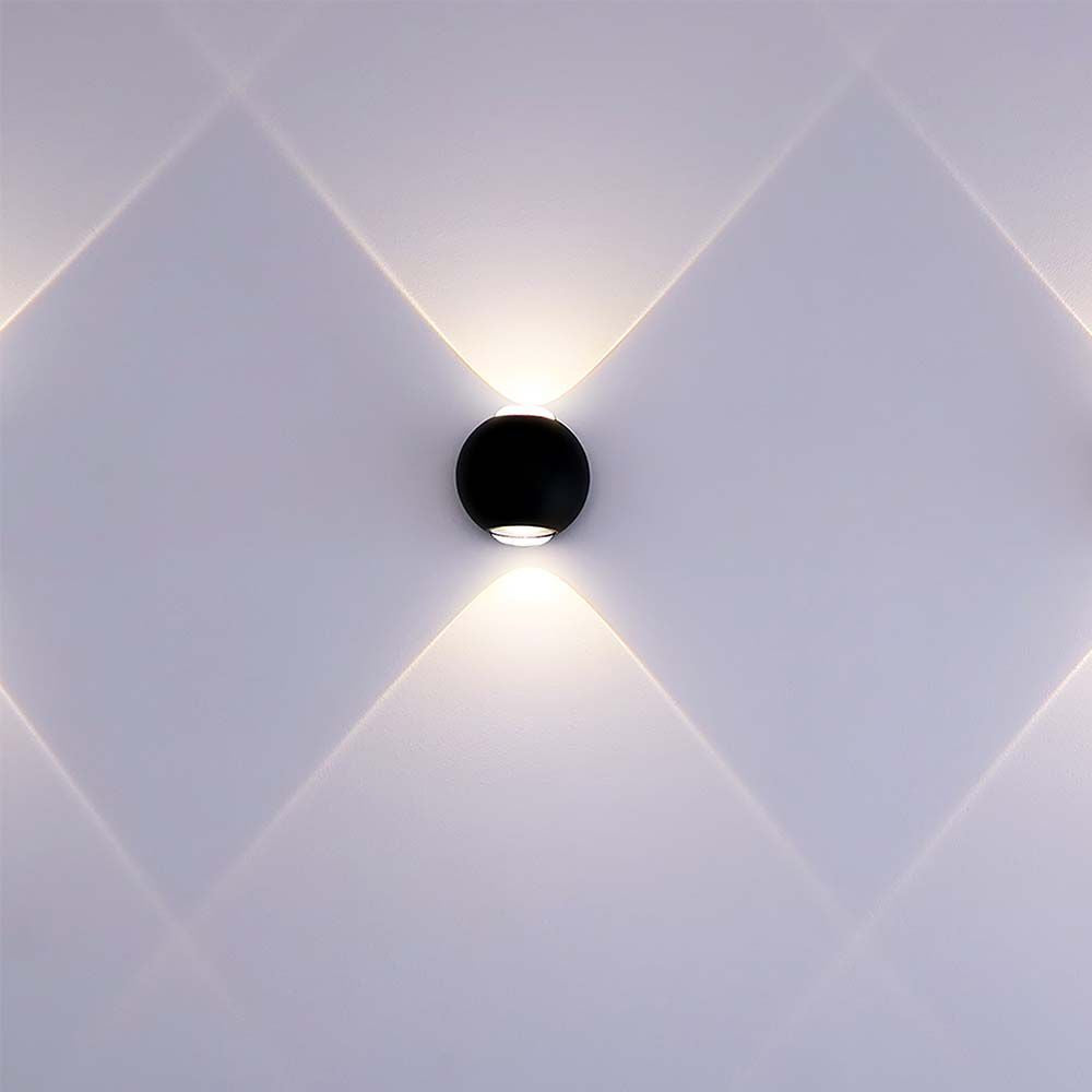 2W Oprawa COB Downlight LED / Barwa: 3000K / Obudowa: Czarna