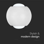 2W Oprawa COB Downlight LED / Barwa: 4000K / Obudowa: Biała