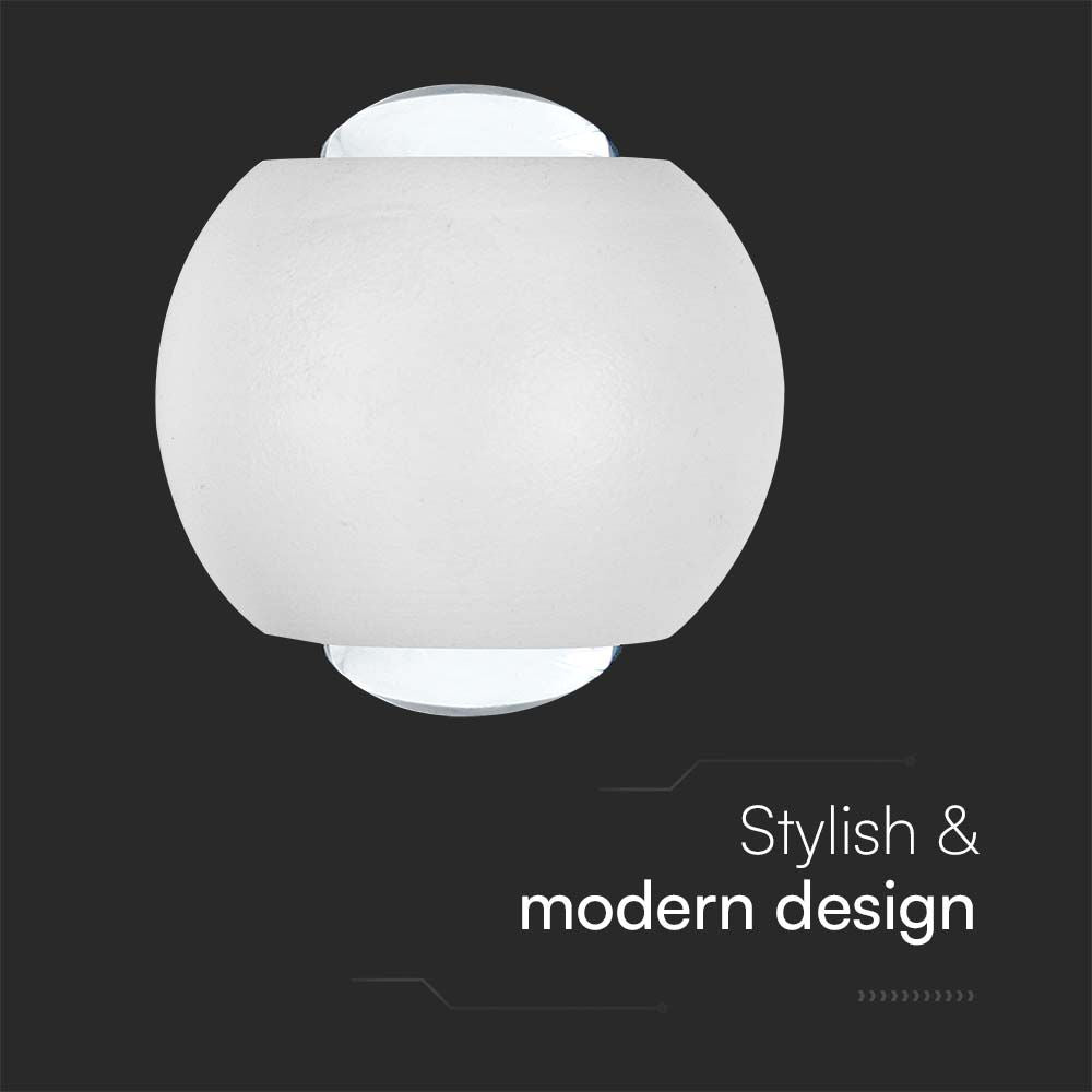 2W Oprawa COB Downlight LED / Barwa: 4000K / Obudowa: Biała