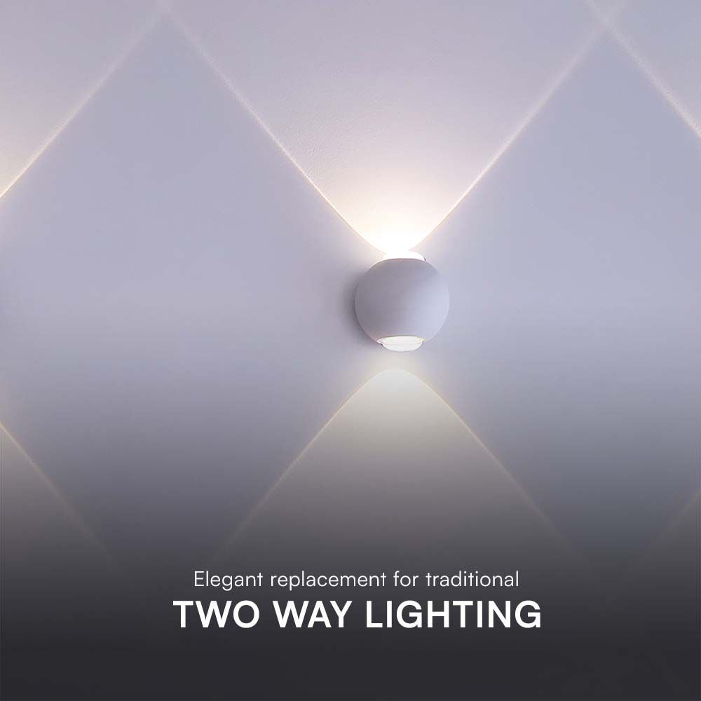 2W Oprawa COB Downlight LED / Barwa: 4000K / Obudowa: Biała