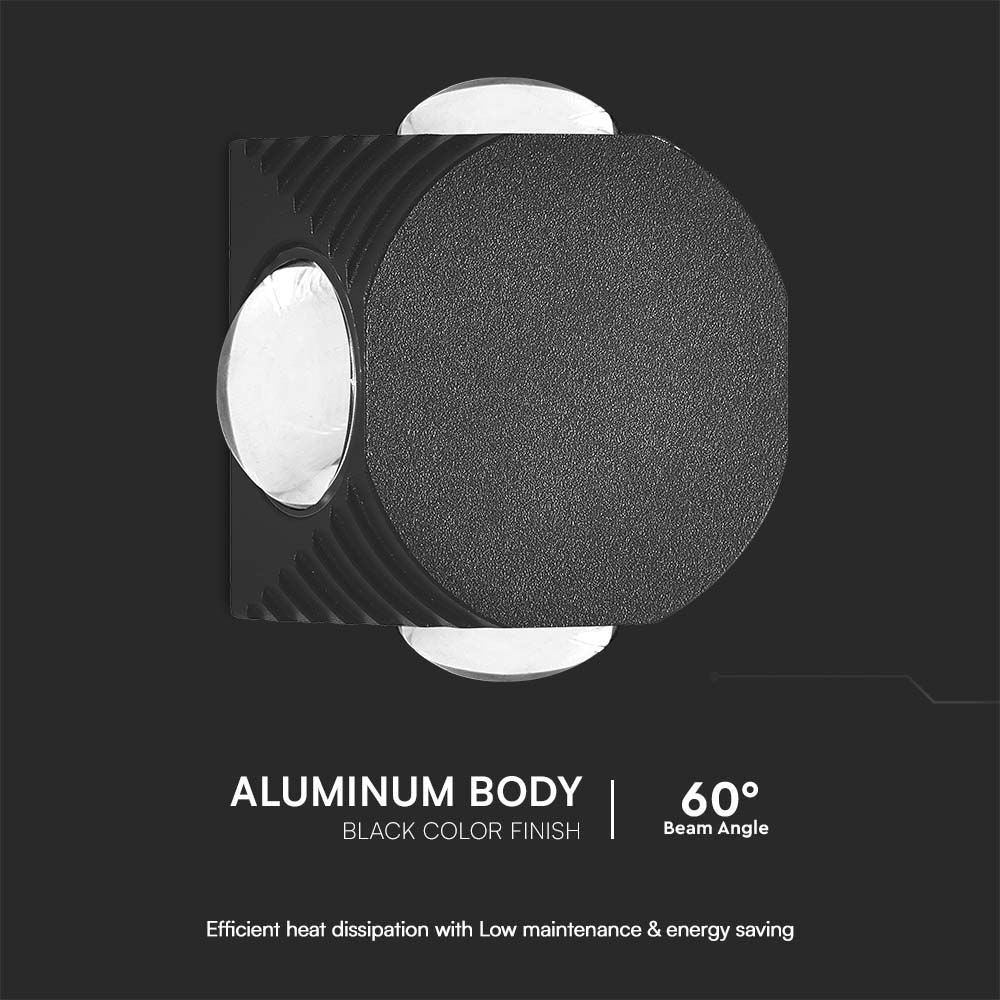 4W Oprawa COB Downlight LED / Barwa: 4000K / Obudowa: Czarna