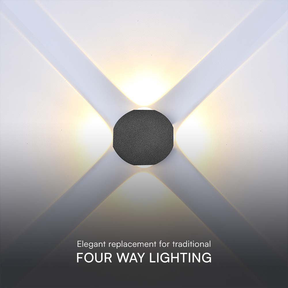4W Oprawa COB Downlight LED / Barwa: 3000K / Obudowa: Czarna